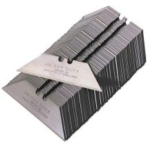 19837 100 x Heavy Duty Trimming Knife Blades - Draper