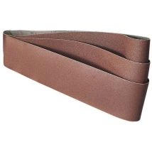 36071 100 x 915mm 80 Grit Abrasive Sanding Belts 3pk - Draper