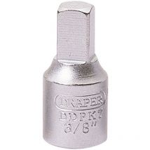 3/8 Square x 3/8 Square Drive Drain Plug Key - Draper