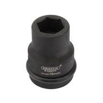 419-MM Expert 19mm 3/4in Square Drive Hi-Torq 6 Point Impact Socket - Draper