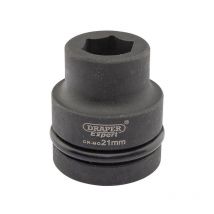 425-MM Expert 21mm 1in Square Drive Hi-Torq 6 Point Impact Socket - Draper
