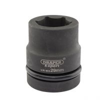 425-MM Expert 29mm 1in Square Drive Hi-Torq 6 Point Impact Socket - Draper