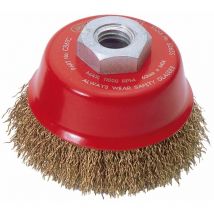 60mm x M14 Crimped Wire Cup Brush (52635) - Draper Expert