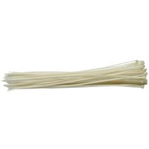 Draper Tools - Draper 70401 - Fascette Per Cavi In Nylon, 4,8 X 400 Mm, 100 Pezzi, Colore: Bianco