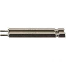 Draper 75HX/2/B 2mm 1/4in Hexagonal Insert Bit 75mm Long
