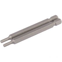 Draper - 75HX/2/B 3mm 1/4in Hexagonal Insert Bit 75mm Long