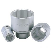 770-SM 38mm 1.1/2in 3/4in Square Drive Elora Bi-Hexagon Socket - Draper