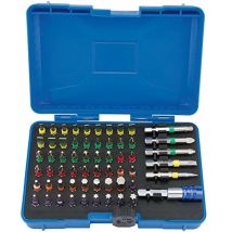 Draper 82405 Set Di Punte Per Cacciavite Colorate Con Supporto Magnetico (60 Pezzi)