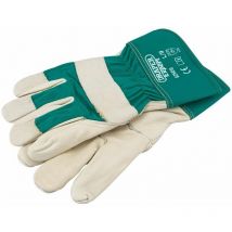 Draper 82609 - Premium Leather Gardening Gloves, Large