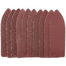 APT152 240G Hook/Loop Finger Sand Sheets 67x67x22mm 10pk - Draper