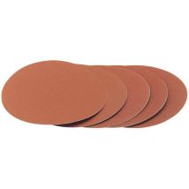 Ards 230mm 5x 80 Grit Hook And Eye Backed Aluminium Oxide - Draper