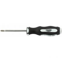 Draper 'Pound Thru' Cross Slot No:3 x 150mm Soft Grip Screwdriver (35225)