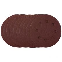 Draper SDHAL115 Sanding Discs 115mm 120 Grit Hook & Loop 10pk