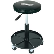 Draper Tools - Asiento de trabajo ajustable negro