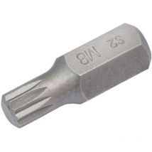 YMH40/SC/B M8 x 30mm xzn 10mm Insert Bit for Mechanics Bit Sets - Draper