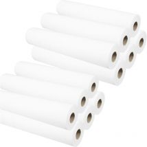 Draps d'examens médicaux lisses 50x35 135 formats - blanc pure ouate - Drap de protection jetable