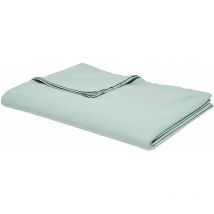 Drap plat 100% coton bio 180x290 cm organic coloris Vert Celadon