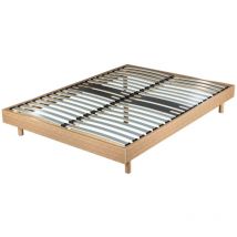 Altobuy - dreamkit - Sommier à Assembler 140x190 Finition Chêne Moyen