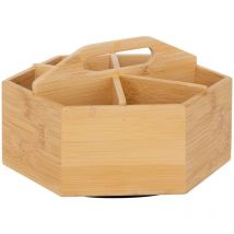 Drehbarer teeorganisator aus bambus - 5five