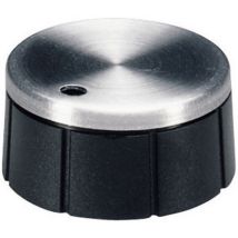 OKW - A1624260 A1624260 Drehknopf Aluminium, Schwarz (ø x h) 24 mm x 12.4 mm 1 St.