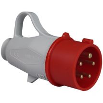 Dreiphasiger mobiler Stecker 3P+N+E 16A 400V 6h, IP44-Schraube