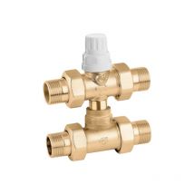 Drei-Wege-Zonenventil mit Bypass-T-Stück 1' Caleffi 678060 1'