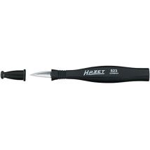 Hazet – Miniraschietto Triangolare 823 – Lunghezza totale 148 mm, Lame 25 mm – Attrezzo di alta qualità