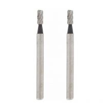 Dremel - 194 punte da taglio per fresatura in set di accessori da 2 pezzi - 2 frese ad alta velocità a forma di cilindro con diametro di lavoro di