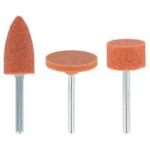 Dremel 953 Aluminium Oxide Grinding Stone 6.4mm, Pack of 3