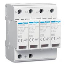 Hager - Descargador 4P imax 15KA tipo 2 SPB415D