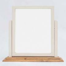 Home Source - Dressing Table Mirror Off White Bedroom Furniture Makeup Table Country Wooden