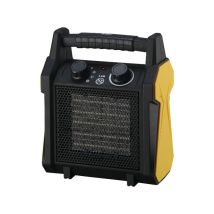 Drexon 503300 - Veneto Soufflant Céramique D'Atelier- 23.428.413cm- Puissance Ajustable 2000/3000w - Noir / Jaune
