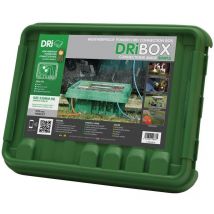 Dri Box - 33cm Large Weatherproof Dribox Junction Box | Plug Connector Cable Outdoor Garden Christmas Light Display - Green