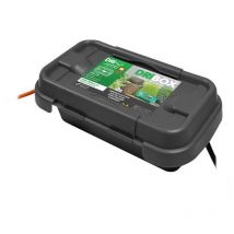 Dri Box - DriBox Small Black Weatherproof Connection Box | Outdoor Plug Lights - Black