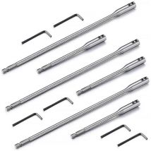 Rallonge de foret 6, 12 pouces Ensemble de forets à bois Ensemble de forets à bêche avec clé à molette pour construction en bois