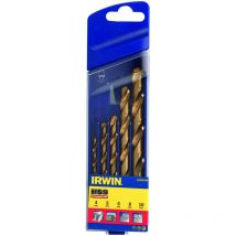 Jgo. 5 brocas hss titanium Irwin tools 10502604
