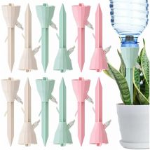 WAY - Drip Irrigation, 12 Drip Bottle Plant Watering Tips with Control Valves, Automatic Watering Drippers for Plants Garden Home Cisea