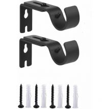 Support de tringle à rideau double wik-hanCurtain RodBrackets support de tringle à rideau en acier inoxydable du même style