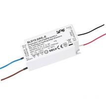 Self Electronics - SLD15-24VL-E Driver de led à tension constante 15 w 200 - 625 mA 24 v/dc dimmable, protection contre les surcharges, surtention,