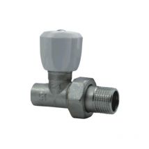 Goshe - Droit 15mm x 1/2' Inch MâleSoudé Radiateur Soupape avec Inch