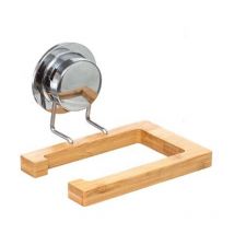 Five Simply Smart - Dérouleur Papier wc Ventouse 'Bambou' 15cm Naturel