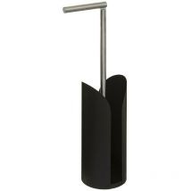 Five Simply Smart - Dérouleur wc tige avec réserve noir