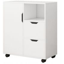 Drucker Tisch 3 Regale modern 60x35x70 cm