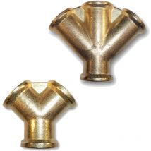 Bradas - Druckluftverteiler 3/8' Innengewinde 3-Fach