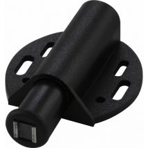 Druckmagnetschnapper einfach, zum Anschrauben, Kunststoff schwarz