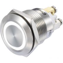 Tru Components - 1273006 GQ19F-10E/W/12V/S Druckschalter 48 v/dc 3 a 1 x Ein/(Ein) tastend Weiß IP65