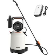 Litheli - Drucksprüher 5 Liter, 26 psi, mit verstellbarem Schultergurt, Gartensprüher für Terrasse, Rasen, Garten, Pflanzen