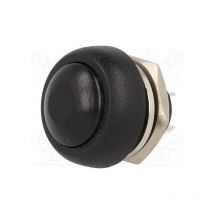Drucktaster Aus-(ein) Nein 1a/250v M12 Schwarz