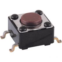 Mentor - 1254.1004 1254.1004 Drucktaster 12 v dc/ac 0.05 a 1 x Aus/(Ein) tastend 1 St.