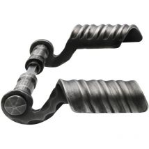 Schösswender - Drückerpaar berchtesgaden, Ansatz 18 mm, schwarz passiviert